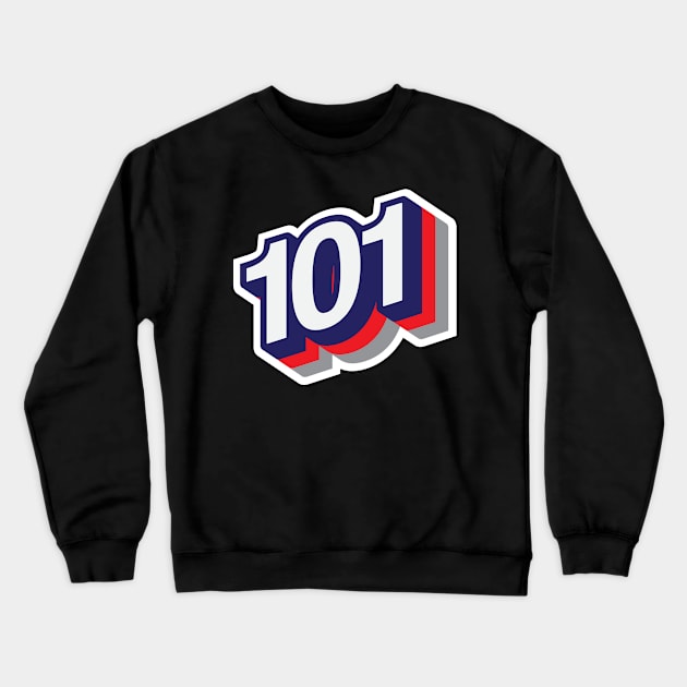 101 Crewneck Sweatshirt by MplusC